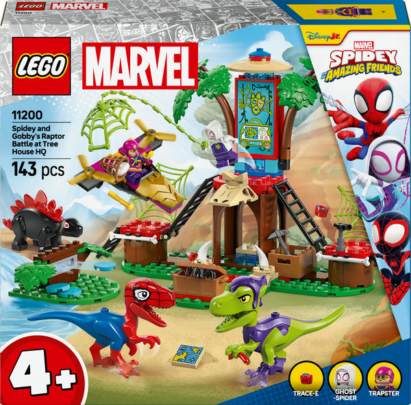 LEGO 11200 Marvel Spidey och hans supervänner – uppgörelse i trädhuset: Spidey-Rex mot Gobby Raptor
