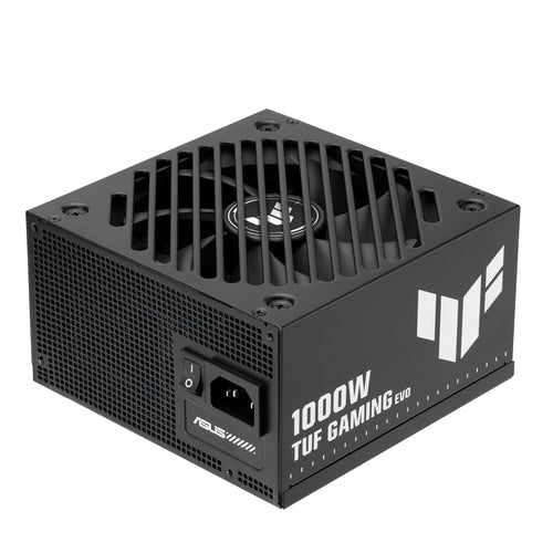 ASUS TUF Gaming 1000W Gold EVO – modulær PSU – blæsergitter og netstik