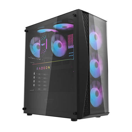 Darkflash DK352 Plus Datorfodral + 4 Fläktar (svart)