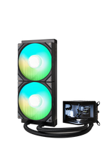 TRYX PANORAMA 280mm AIO Liquid Cooler ARGB Svart