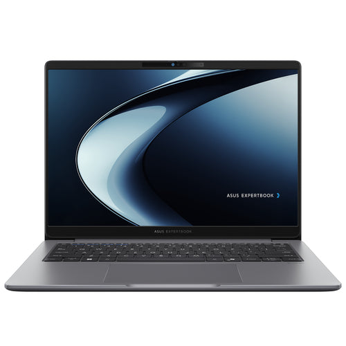 ASUS ExpertBook P3 PM3406CKA-LY0095X Copilot+ PC – set skråt forfra; tastaturlayout illustrativt