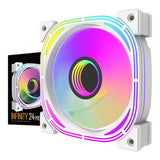 Darkflash INF24 ARGB Datorfläkt (vit)