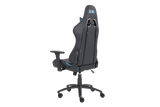 Geekd Vulcan Gaming Chair Svart/Blå - Topp PU-läder - Upp Till 120 KG