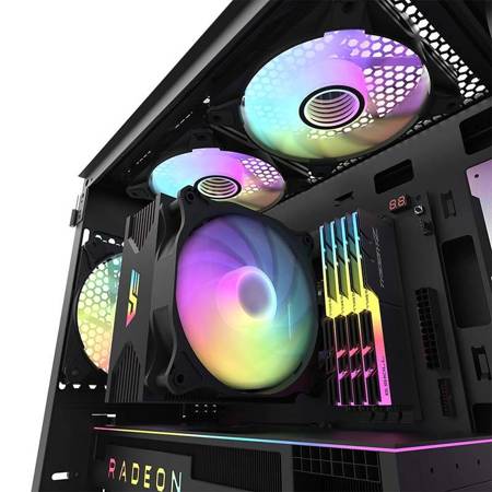 Datorfläktset Darkflash INF8 ARGB 5in1 120x120 (svart)
