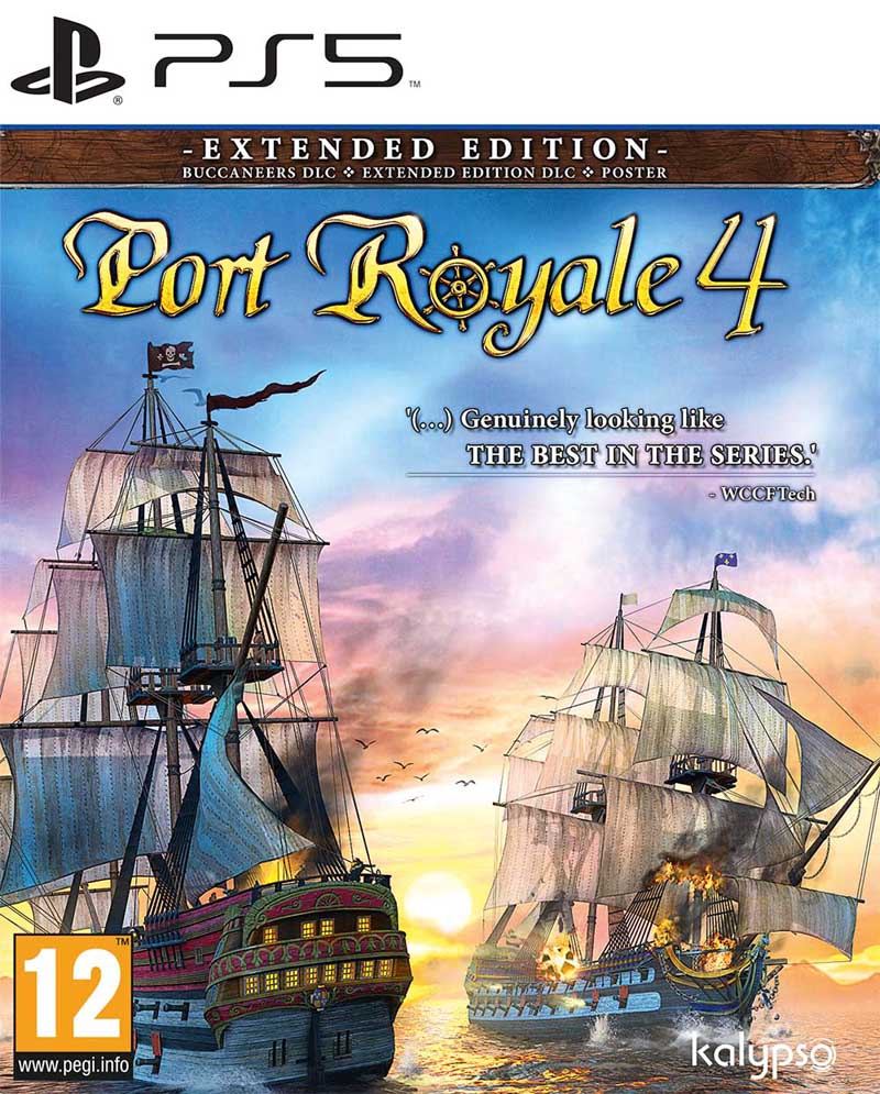 Port Royale 4 (Extended Edition) – PlayStation 5 – spilomslag