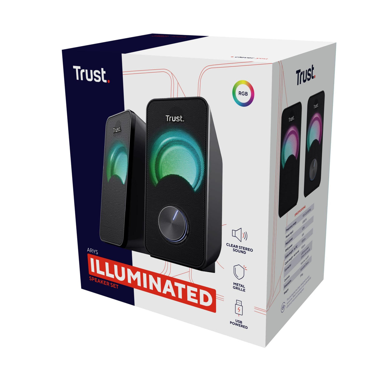 TRUST ARYS COMPACT 2.0 HÖGTALARE RGB