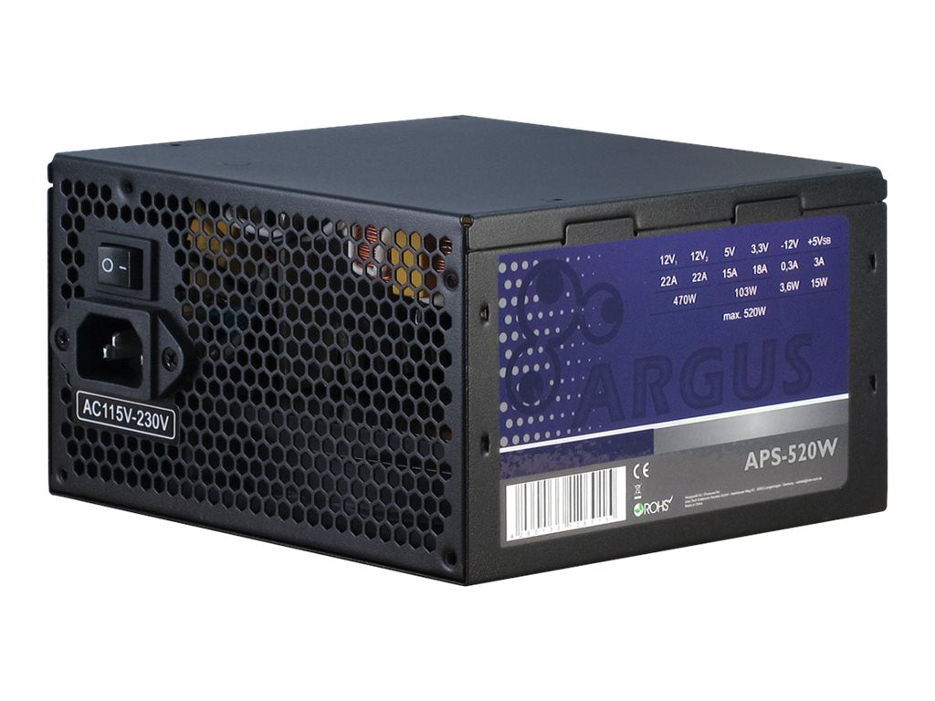 Argus APS-520W Strömförsörjning 520Watt