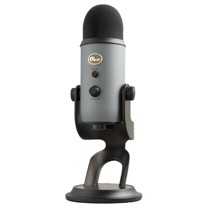 Blå Mic Yeti USB - Skiffer