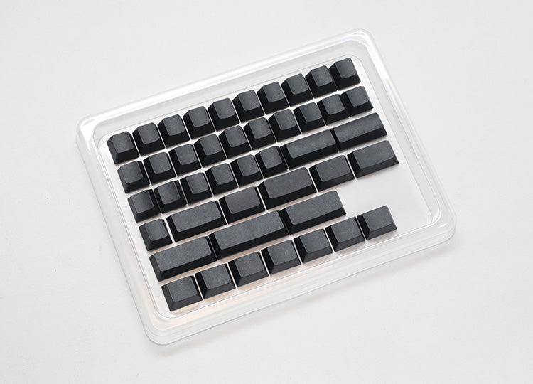 Ducky Blank - 132 Keycap Set - MDA Profile - PBT - Svart