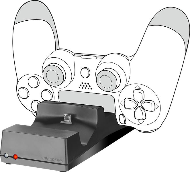 Speedlink - JAZZ USB-laddare - För PS4, Svart