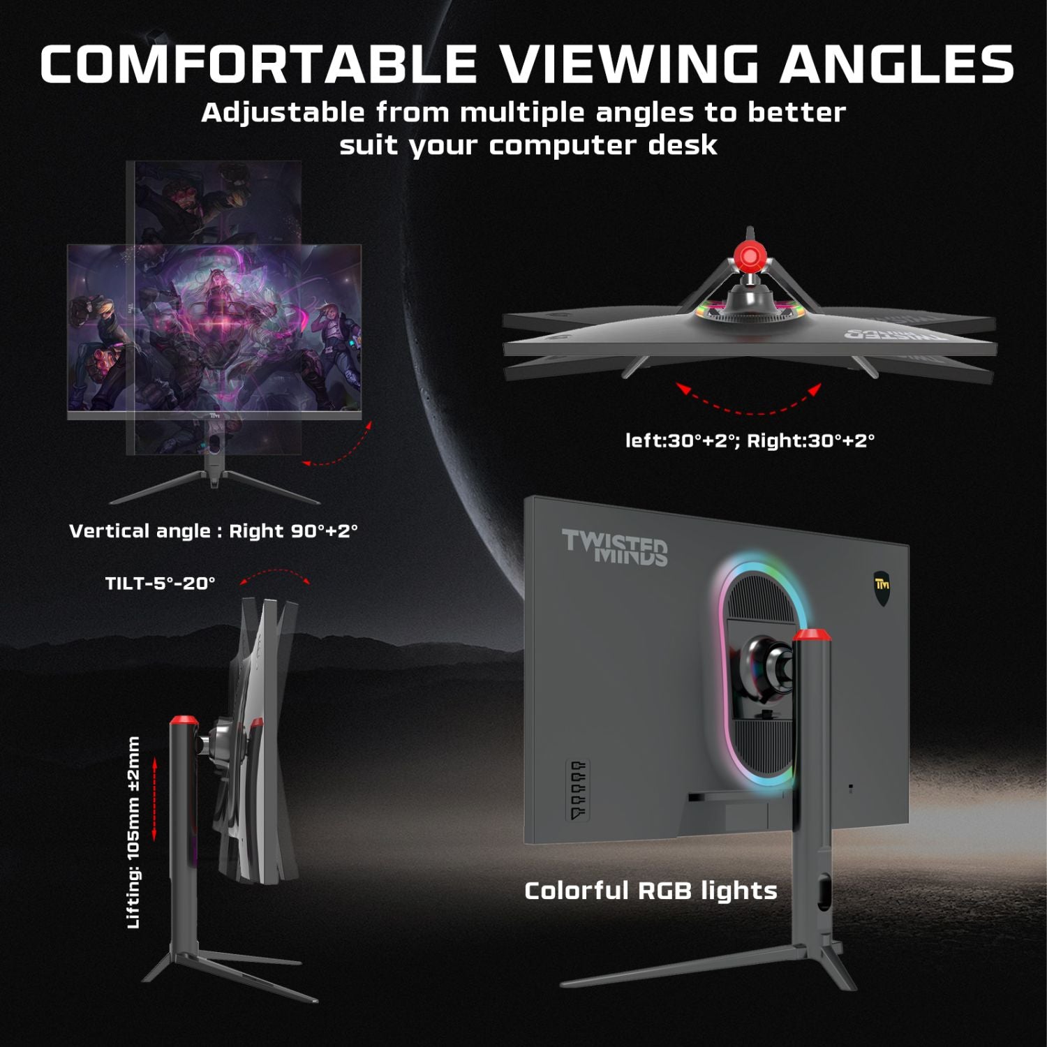 TWISTED MINDS SUPREME SERIES FLAT 27&quot; FHD - 280HZ