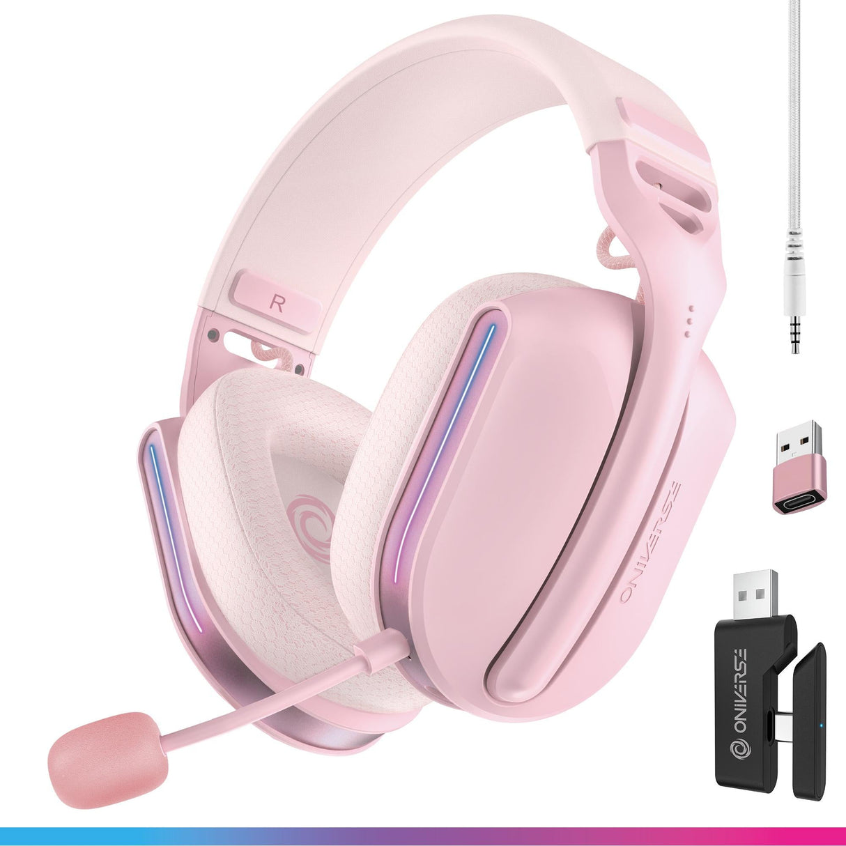 Oniverse Wireless Gaming Headset Polaris - Aurora Pink