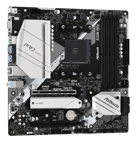 ASRock B550M Pro4 bundkort - produktbillede 4
