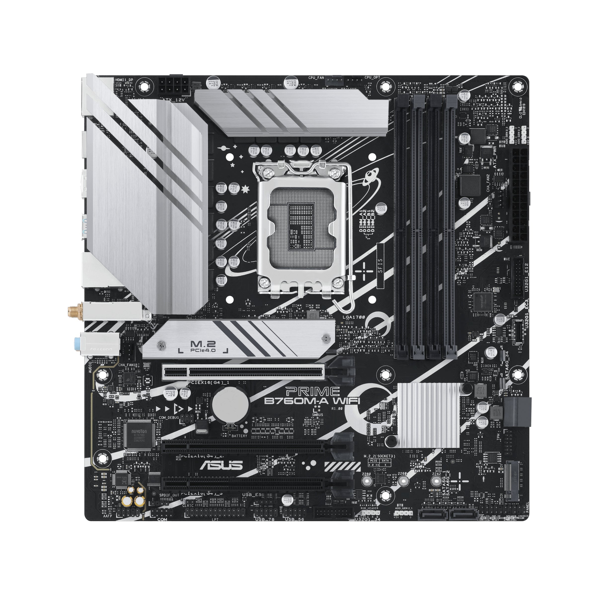 ASUS PRIME B760M-A WIFI (mATX, B760, LGA 1700, DDR5)