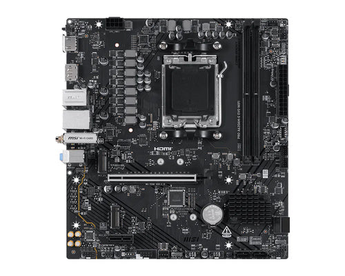 MSI PRO A620AM-G EVO WIFI bundkort - AM5, micro-ATX