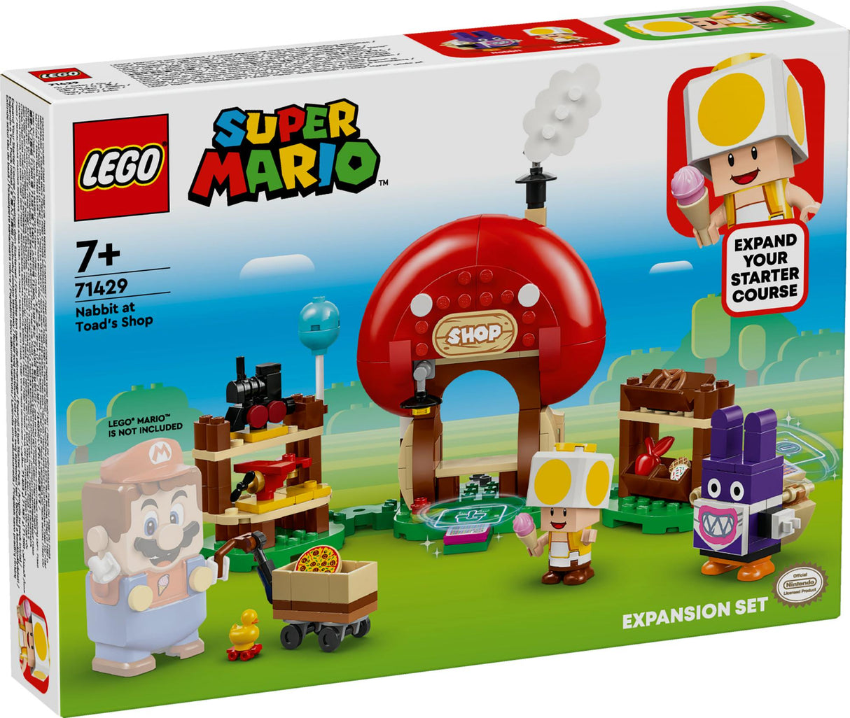 LEGO Super Mario - Nabbit At Toad&#039;s Shop Expansion Set (71429)