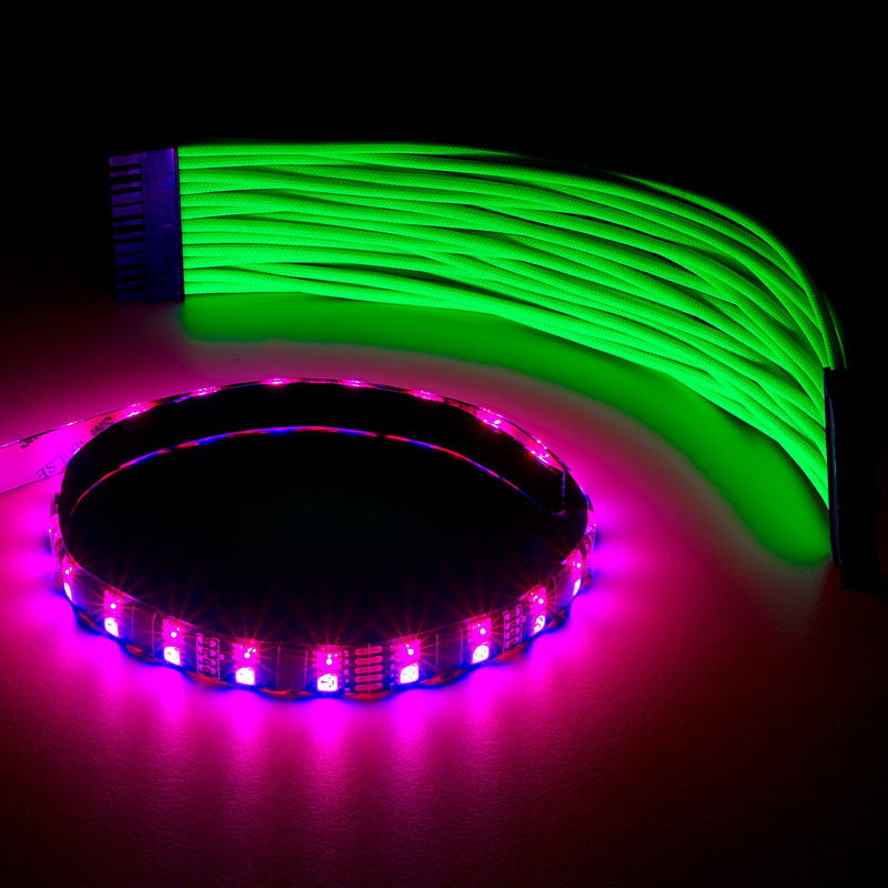 CableMod WideBeam Hybrid LED Kit 60cm - RGB/UV