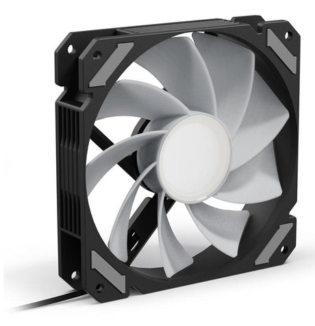 Sharkoon SHARK Mirror RGB PWM Reverse Black 120mm Infinity Mirror ARGB Reverse Blade PC Case Fan Sharkoon