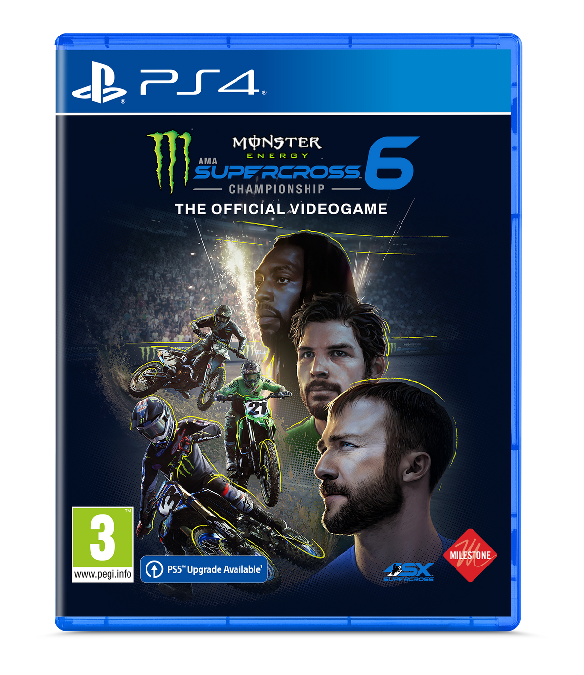 Monster Energy Supercross – The Official Videogame 6 – PlayStation 4 – spilomslag