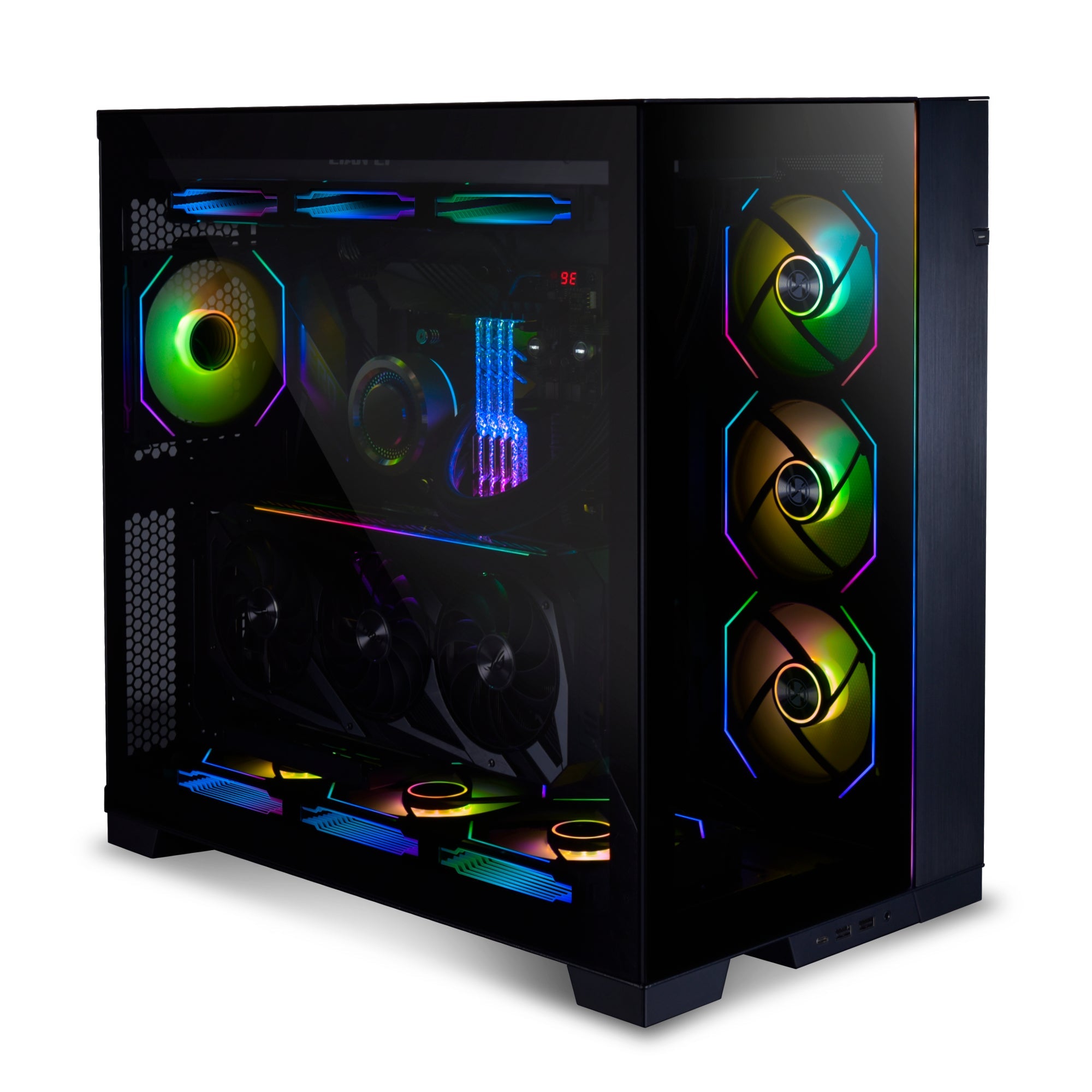 Lian li UNI FAN SL INF Fläkt Svart - 120mm infinity RGB, PWM