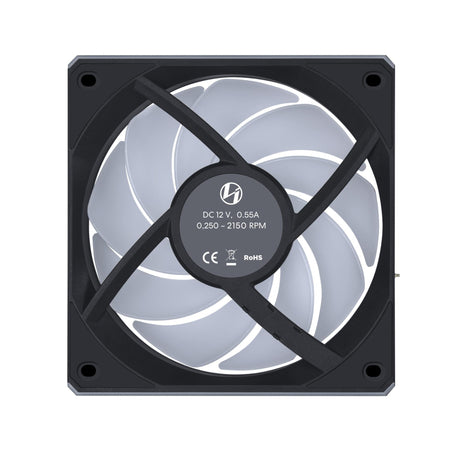 Lian Li UNI FAN CL Wireless Fan, 3-Pack - 120mm, Black Lian Li