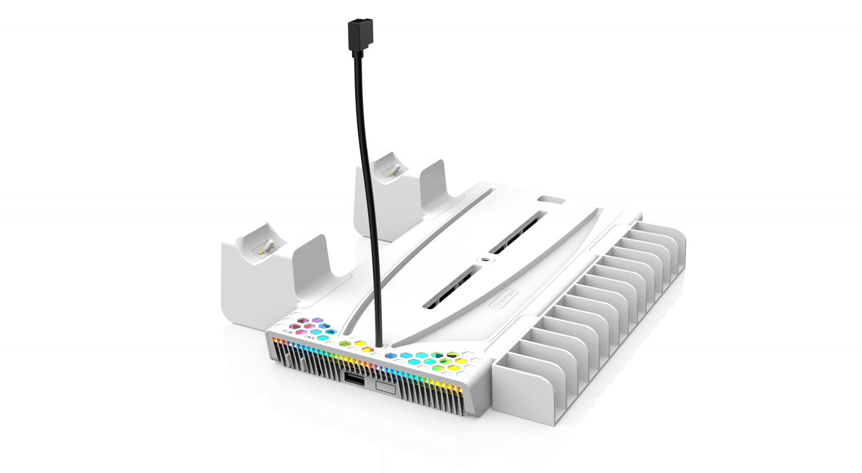 Oniverse Ps5 Nexus 5 Multifunction Stand For Ps5 - White ONIVERSE