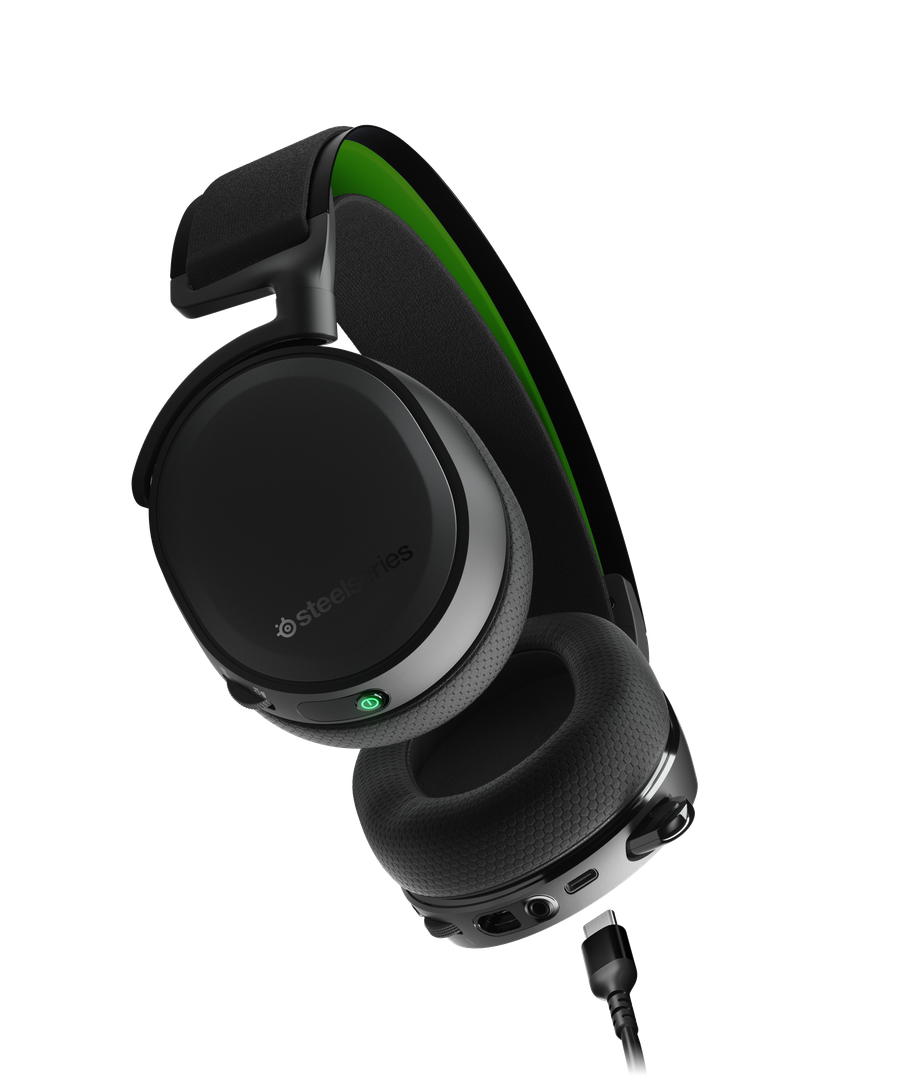 SteelSeries Arctis 7X+ Wireless Headset Svart Grön