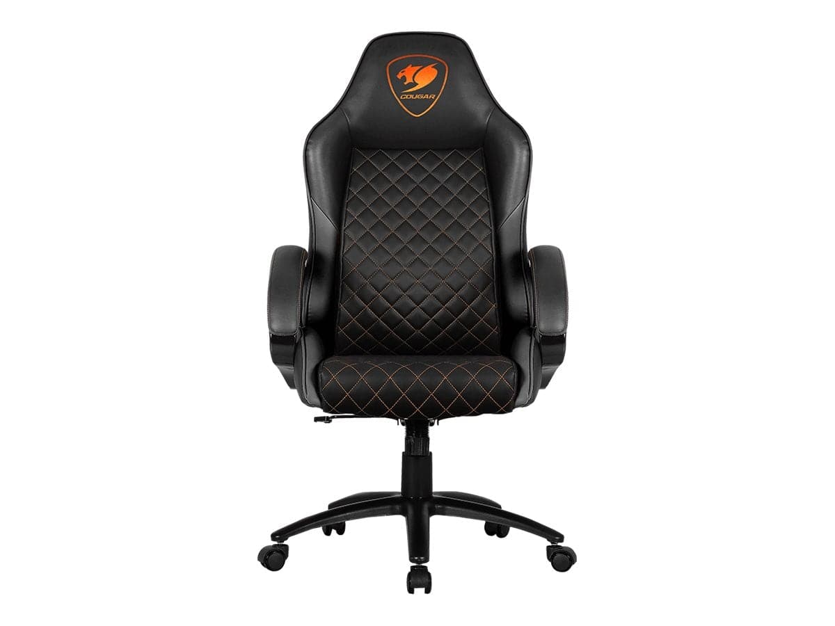 Cougar Fusion Svart Gamer Stol Svart Orange