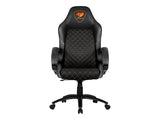 Cougar Fusion Svart Gamer Stol Svart Orange