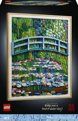 LEGO Art Claude Monet - Bridge over a water lily pond