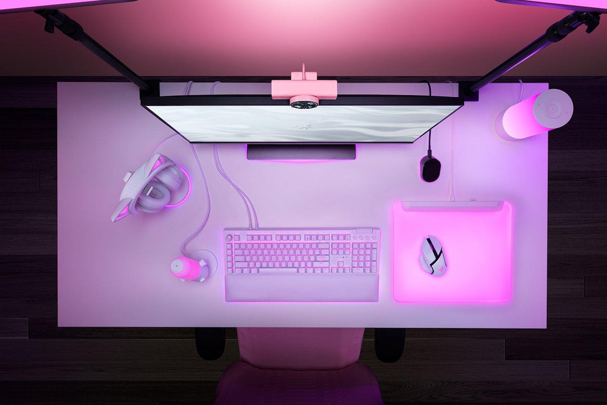 Razer - Kiyo V2 X – Ultimate Webcam for Streamers & Creators - Quartz Razer