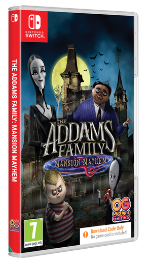 The Addams’s Family: Mansion Mayhem – downloadkode – Nintendo Switch – produktmotiv