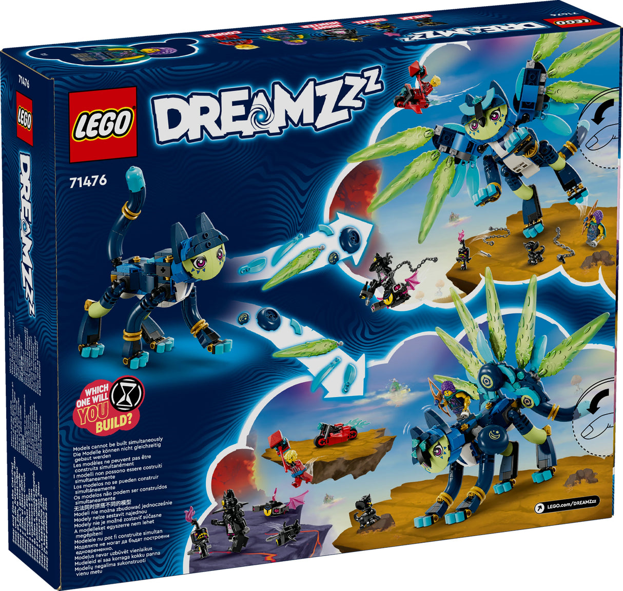LEGO 71476 DREAMZzz Zoey Och Zian Cat Tugglan, Byggleksaksväska
