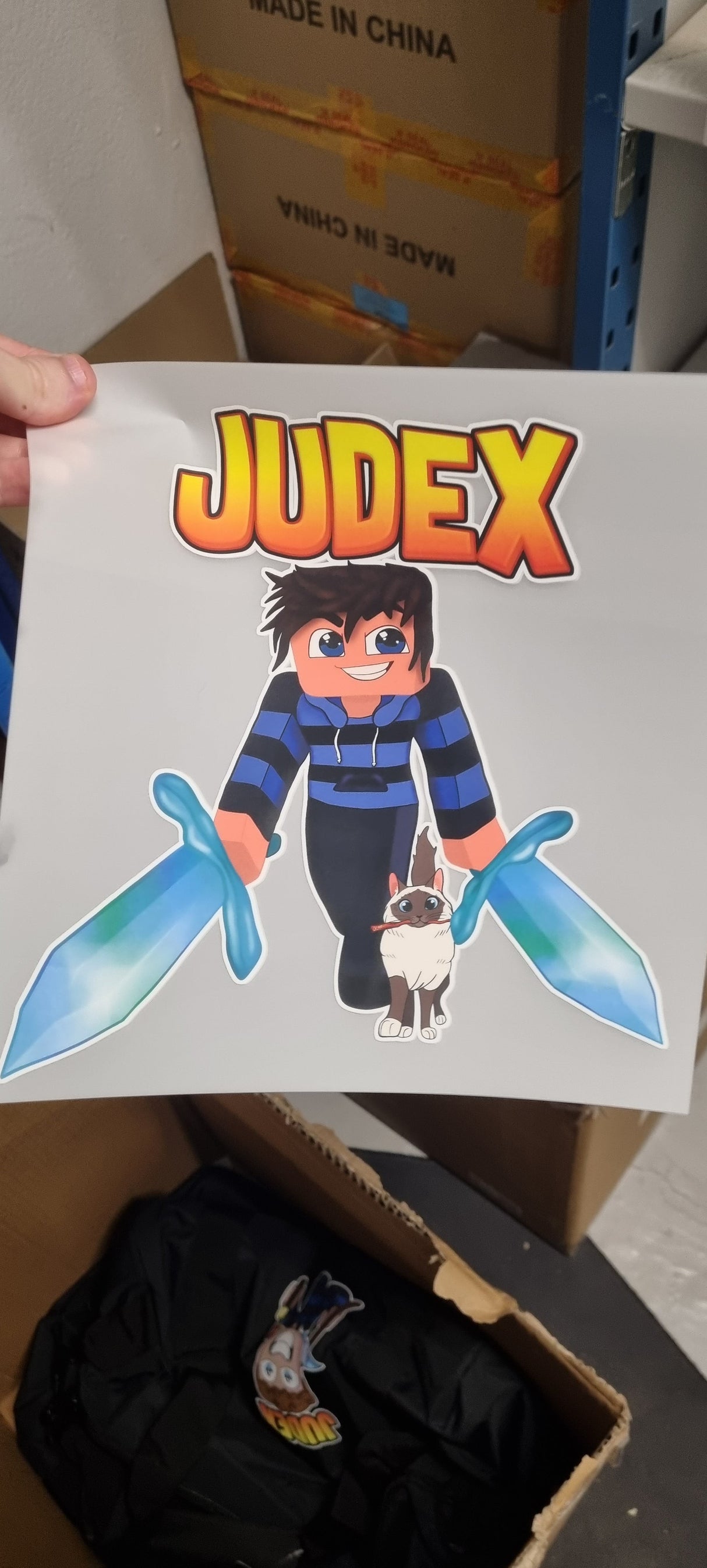 Judex Warrior Print - Stort