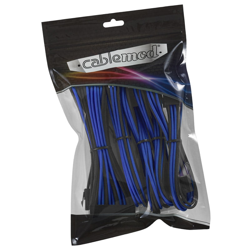 CableMod Classic ModMesh Cable Extension Kit - 8+6 Series - Svart/blå