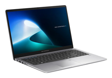 ASUS ExpertBook P1 P1503CVA-S72337X – set skråt forfra; tastaturlayout illustrativt