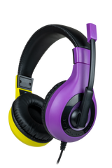 BigBen Interactive Stereo Gaming Headset V1 - Lila + Gul (Switch)