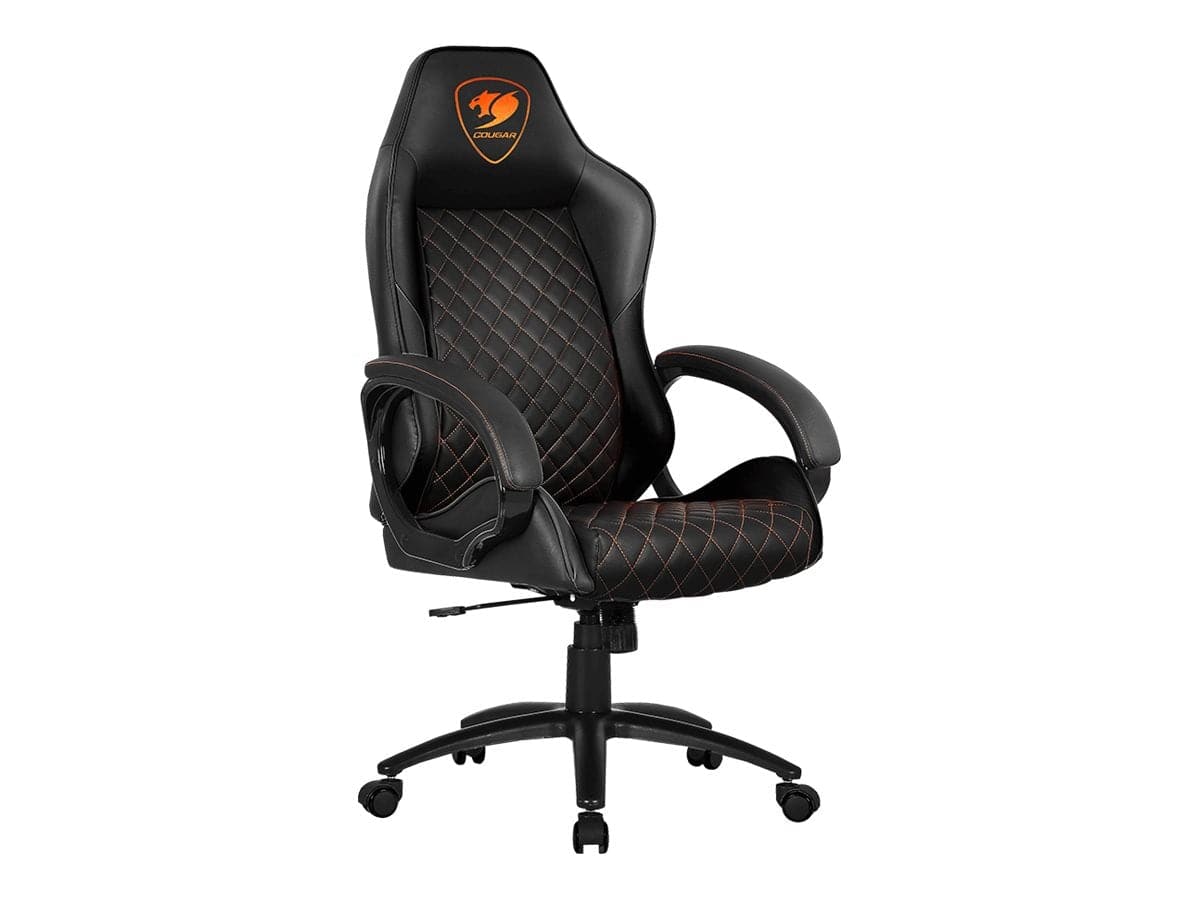 Cougar Fusion Svart Gamer Stol Svart Orange