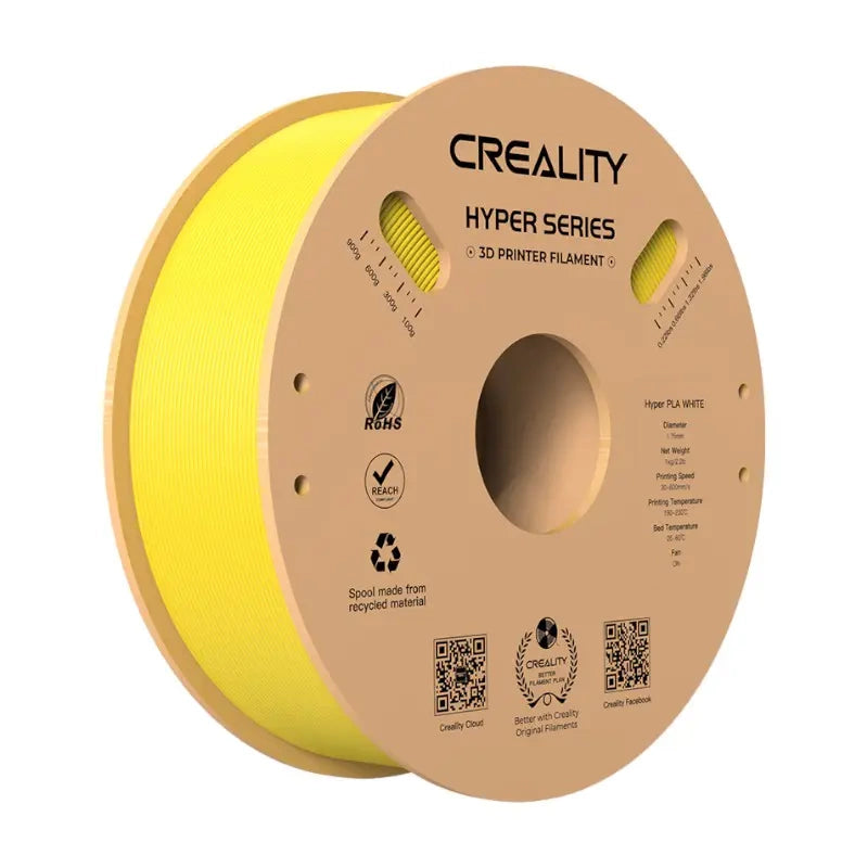 Creality Hyper PLA filament – gul, 1 kg
