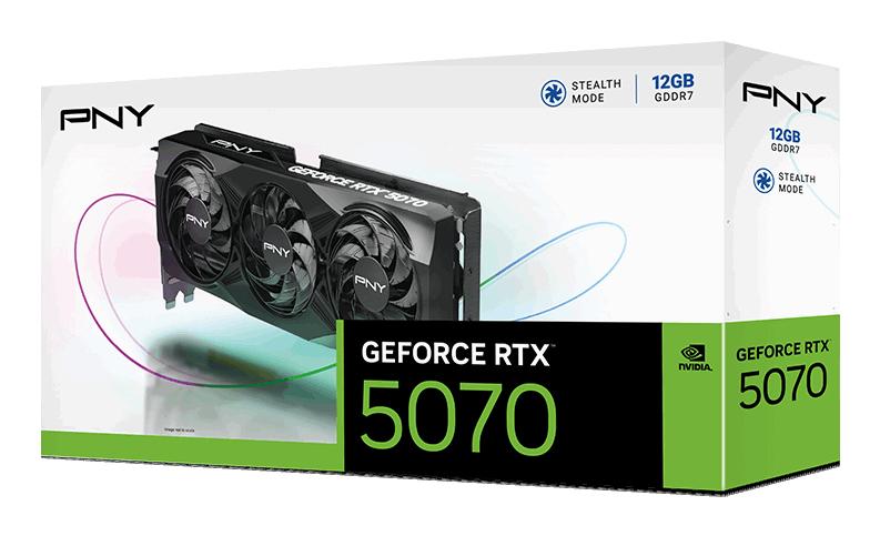 GK PNY GeForce RTX5070 12GB Triple Fan DLSS 4