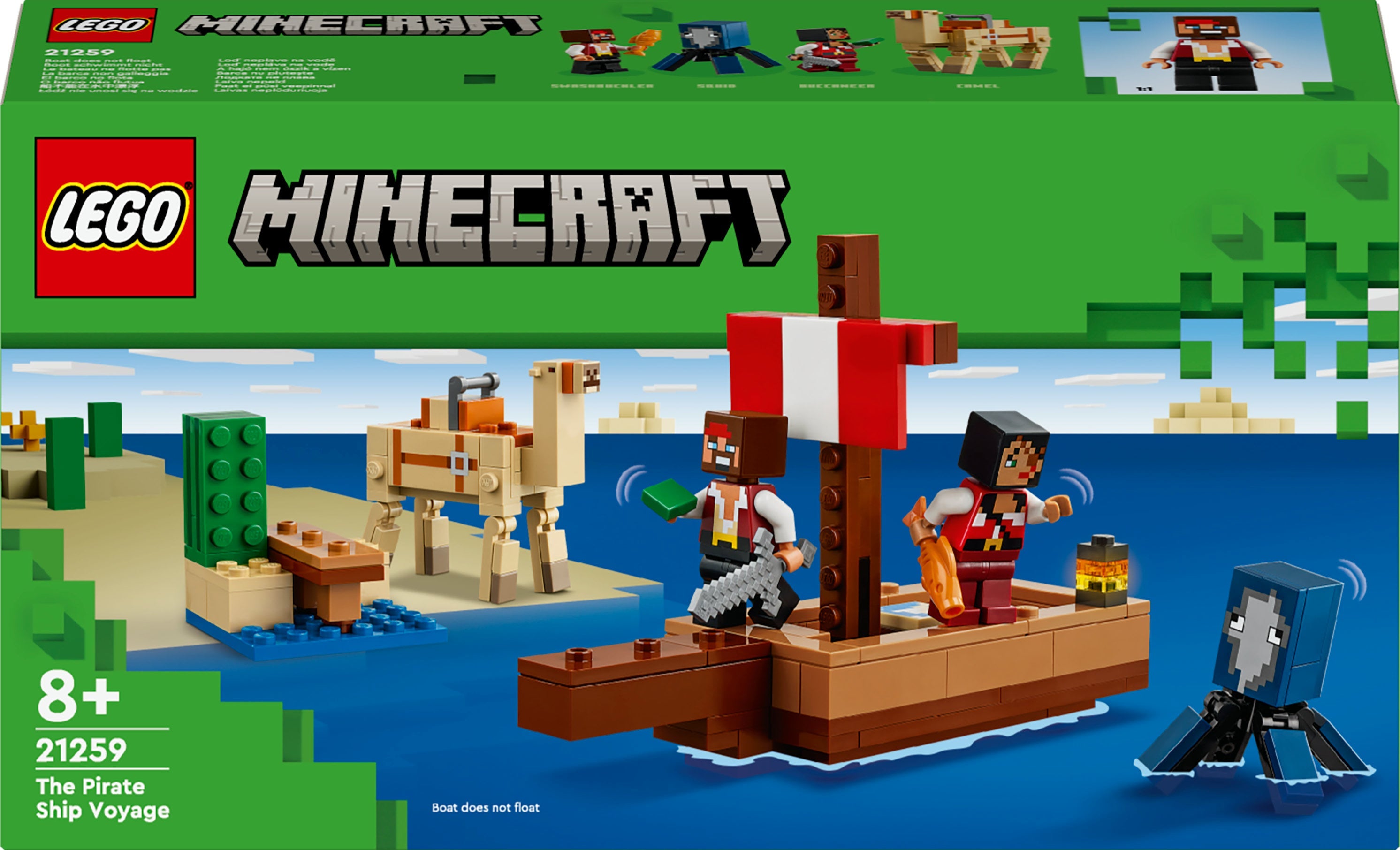 LEGO Minecraft - The Pirate Ship Voyage (21259)