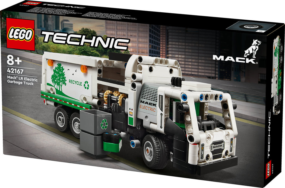 LEGO 42167 Technic Mack LR Elektrisk Dumper, Byggleksaksväska