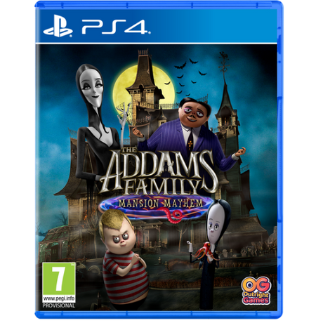 The Addams Family: Mansion Mayhem – PlayStation 4 – spilomslag