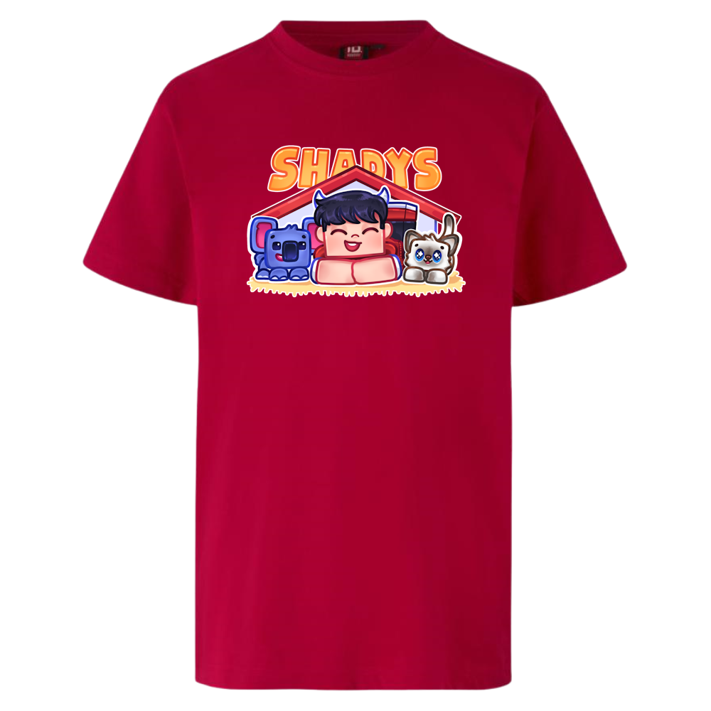 Shadys Kæledyr Tee - Rød