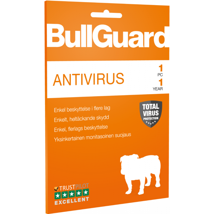 BullGuard Antivirus Program 1 år / 1 enhet