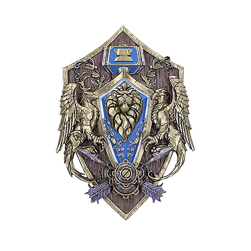 World Of Warcraft Alliance Väggplakett Höjd 30Cm