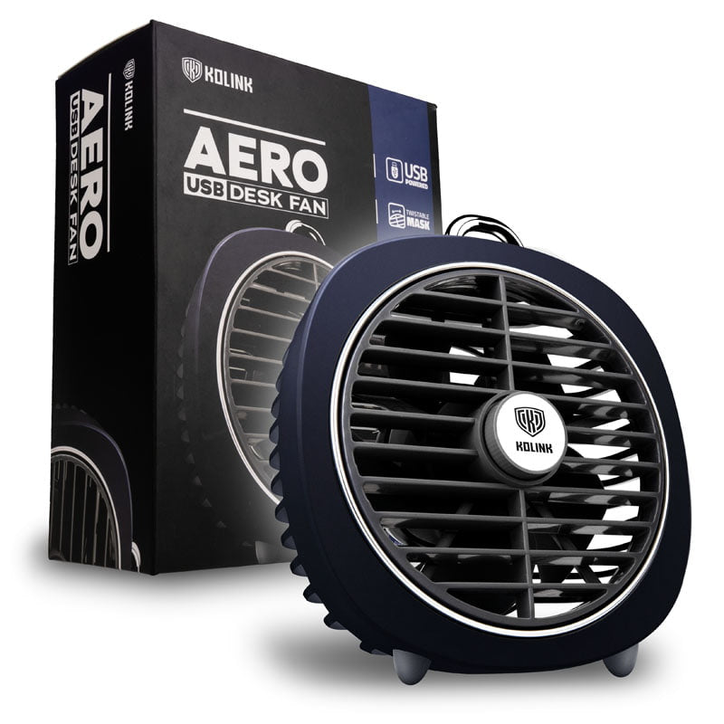 Kolink Aero USB Fläkt - Midnattsblå