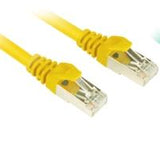 Gult Sharkoon Cat.6 S/FTP netværkskabel med RJ45-stik