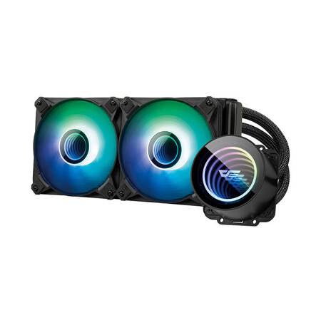 PC Vattenkylning Darkflash DX240 V2 ARGB 2x 120x120 (svart)