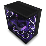 NZXT H9 Flow Black Dual Chamber Mid Tower Case